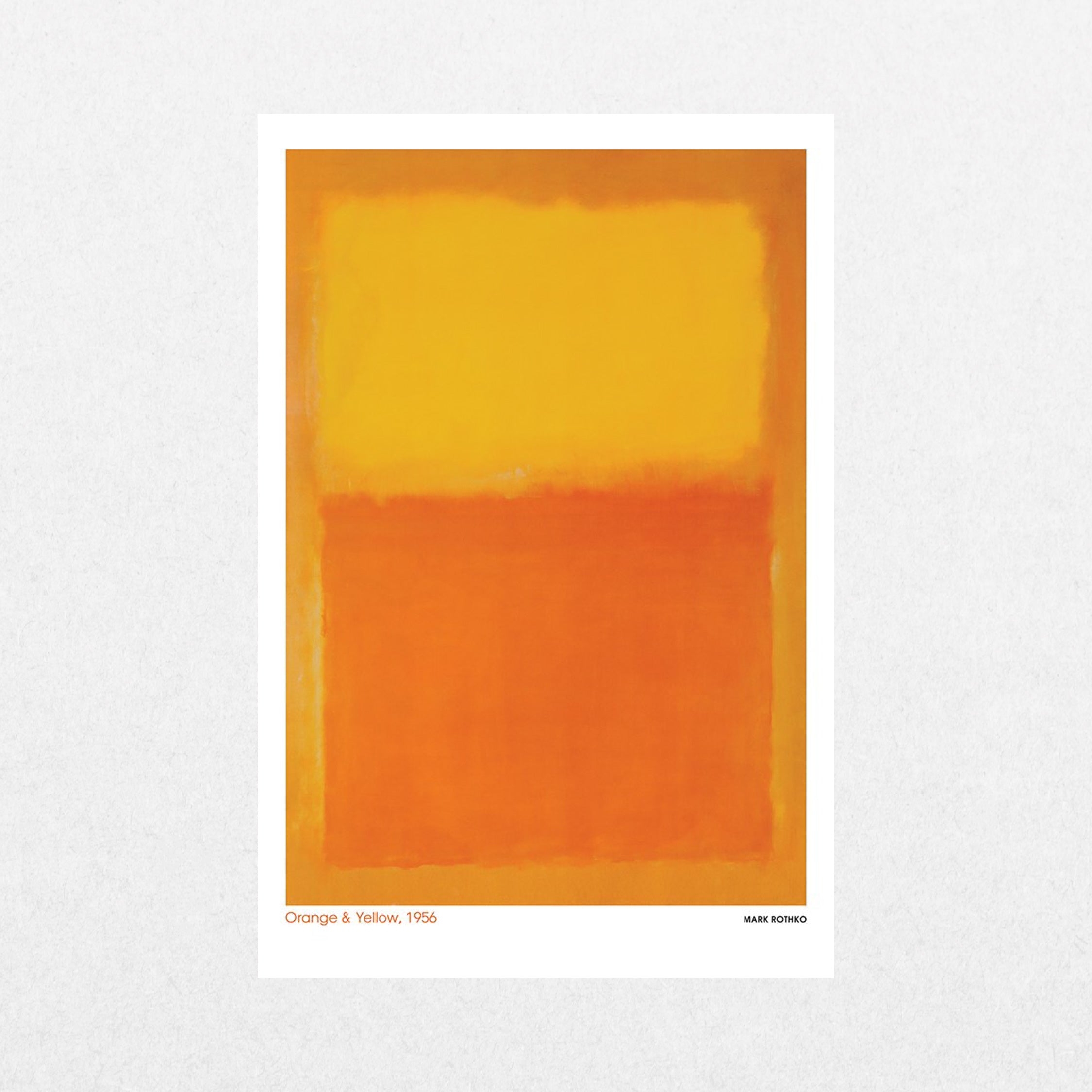 Mark Rothko - Orange And Yellow, 1956
