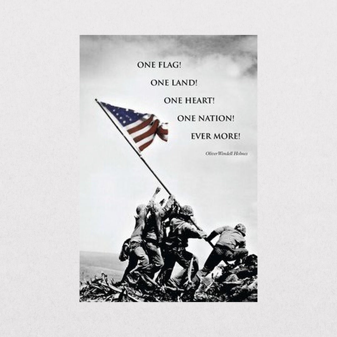 American Flag  -  Iwo Jima Quote