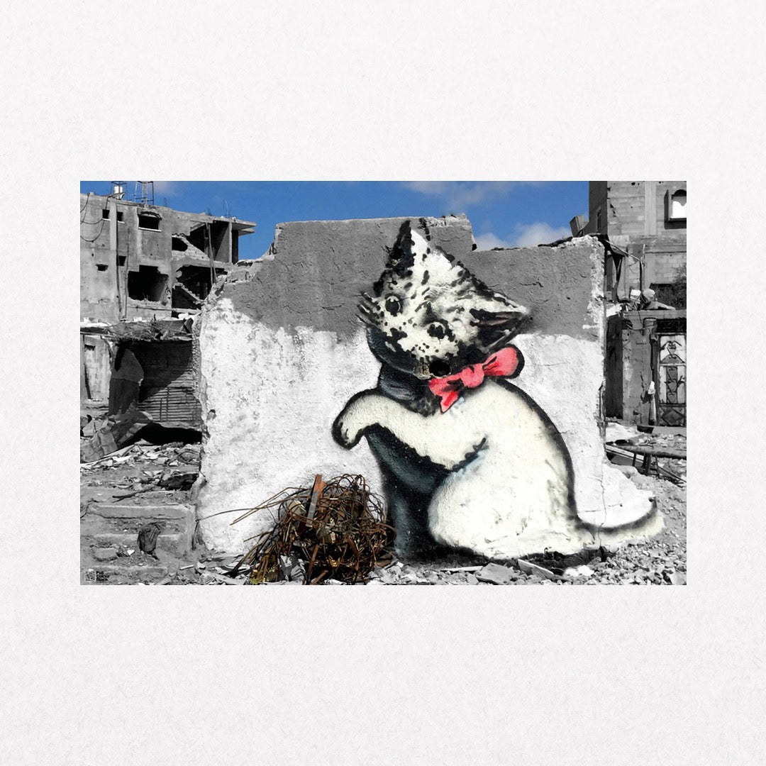 Banksy - Kitten in War, 2015