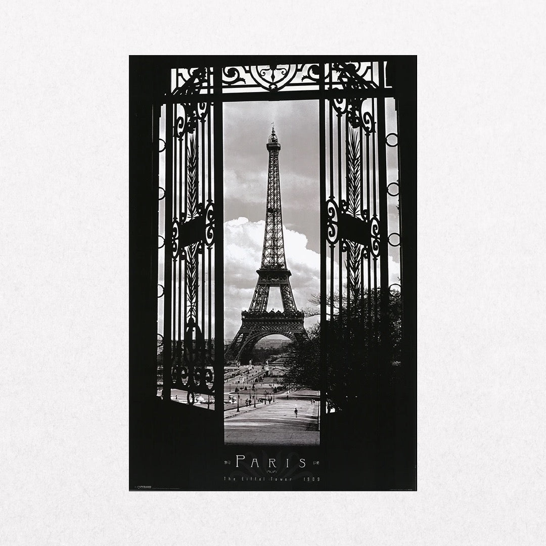 Tour Eiffel - Paris Window 1909