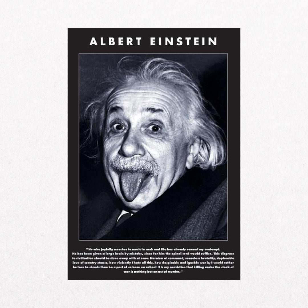 Albert Einstein  -  Tongue