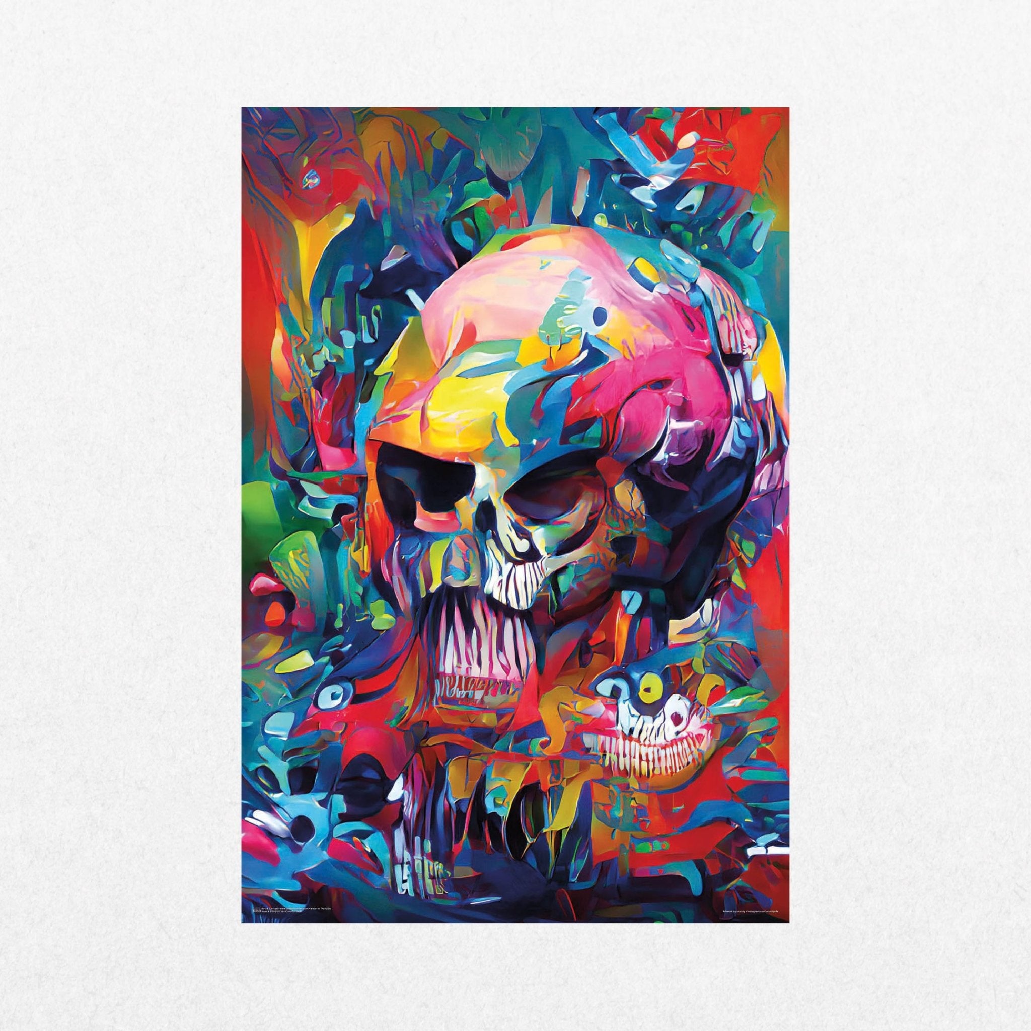Ali Gulec - Colorful Skull - El Cartel