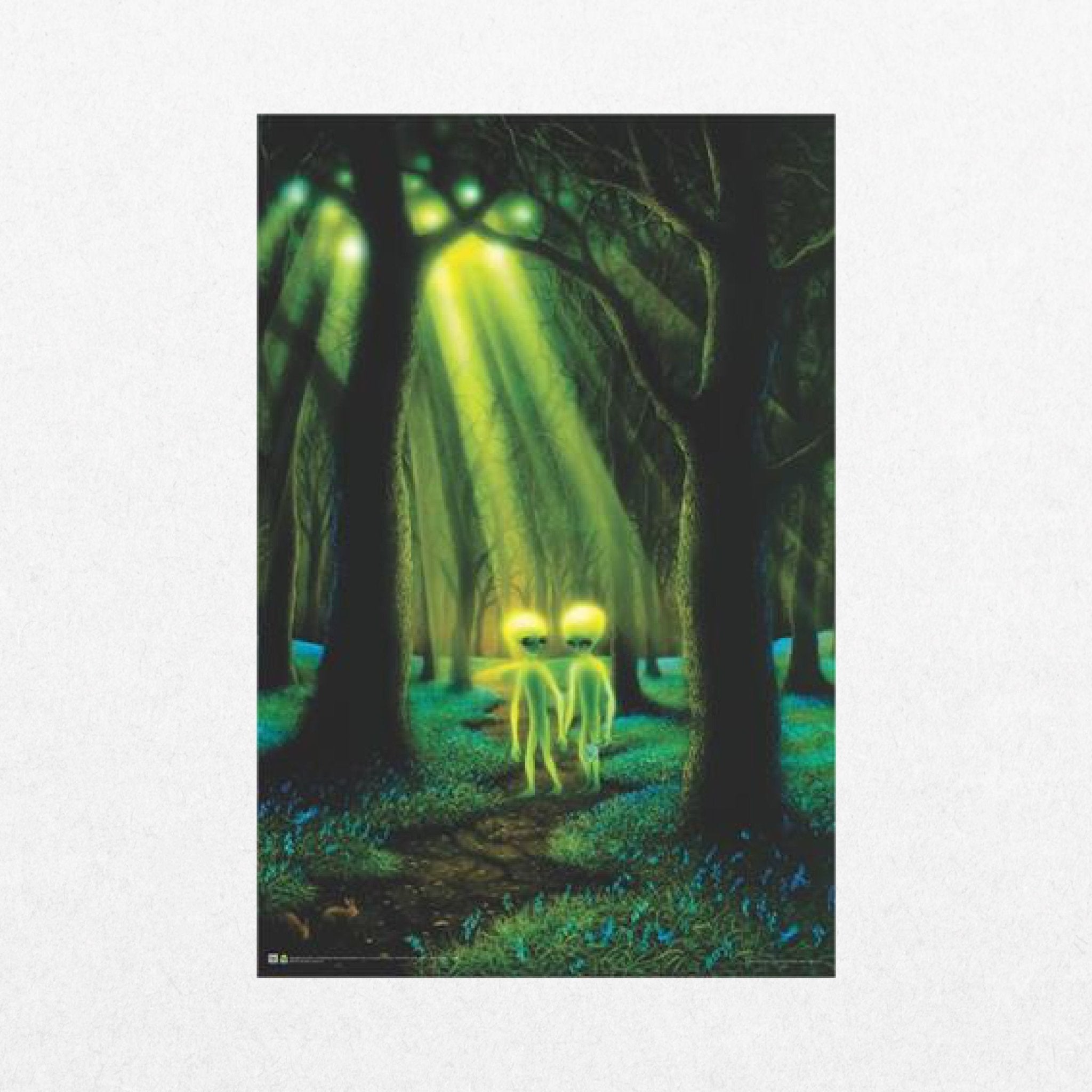 Alien Woods - Non Flocked Blacklight - El Cartel