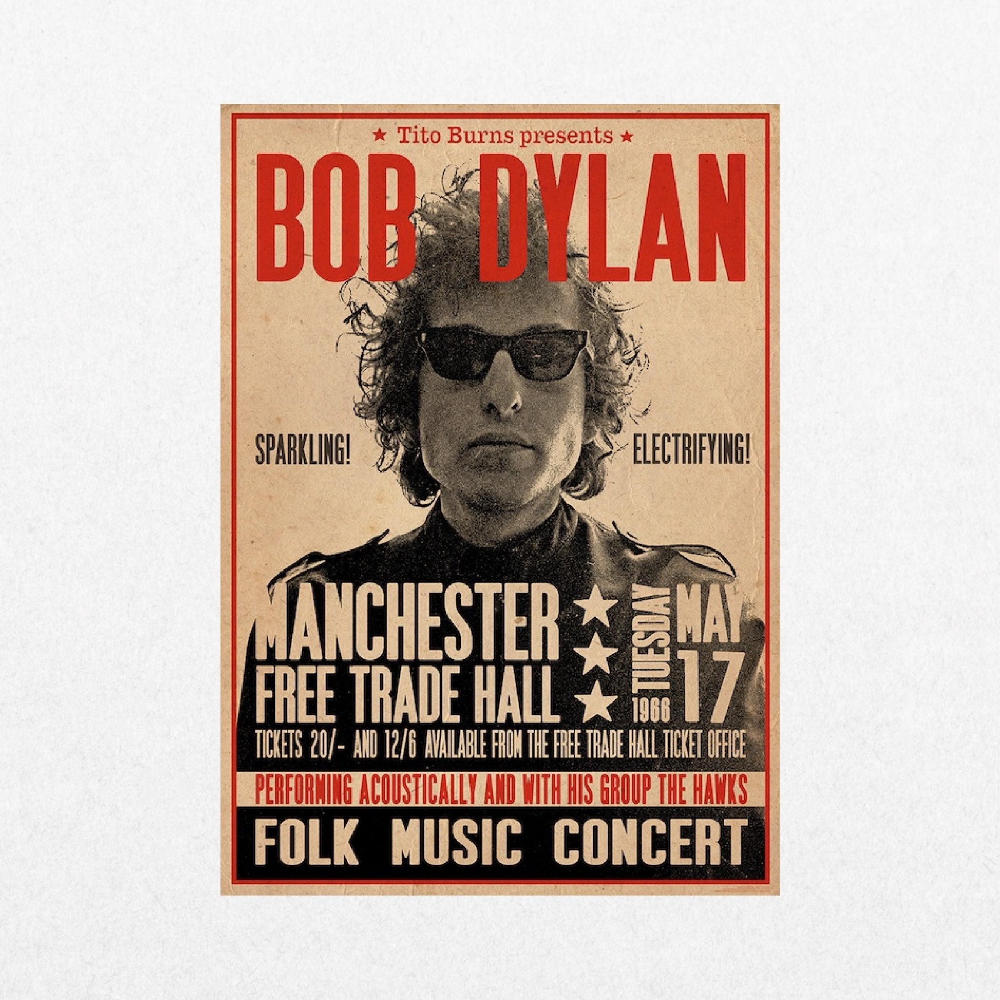 Bob Dylan - Manchester 1966 - El Cartel