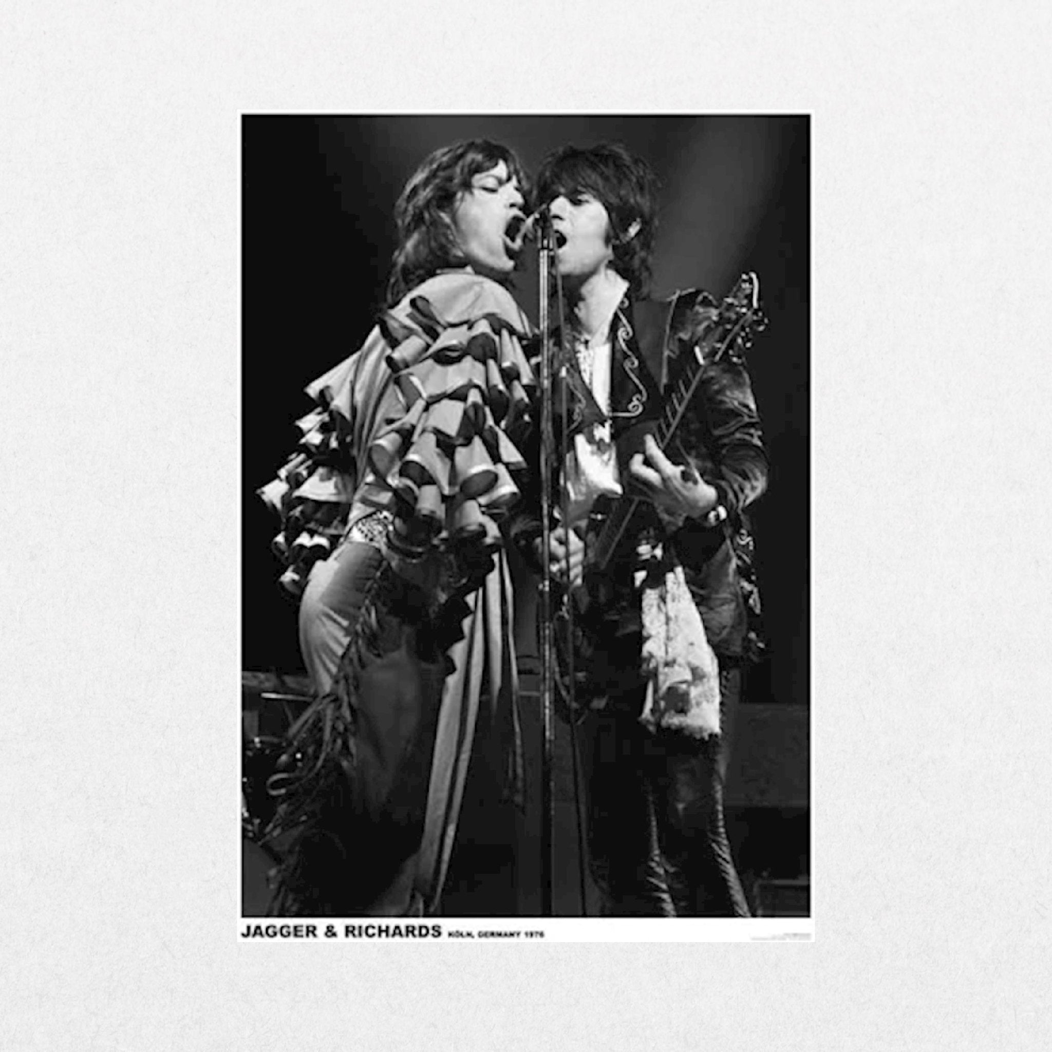 The Rolling Stones - Jagger & Richards Live On Stage, 1976 - El Cartel