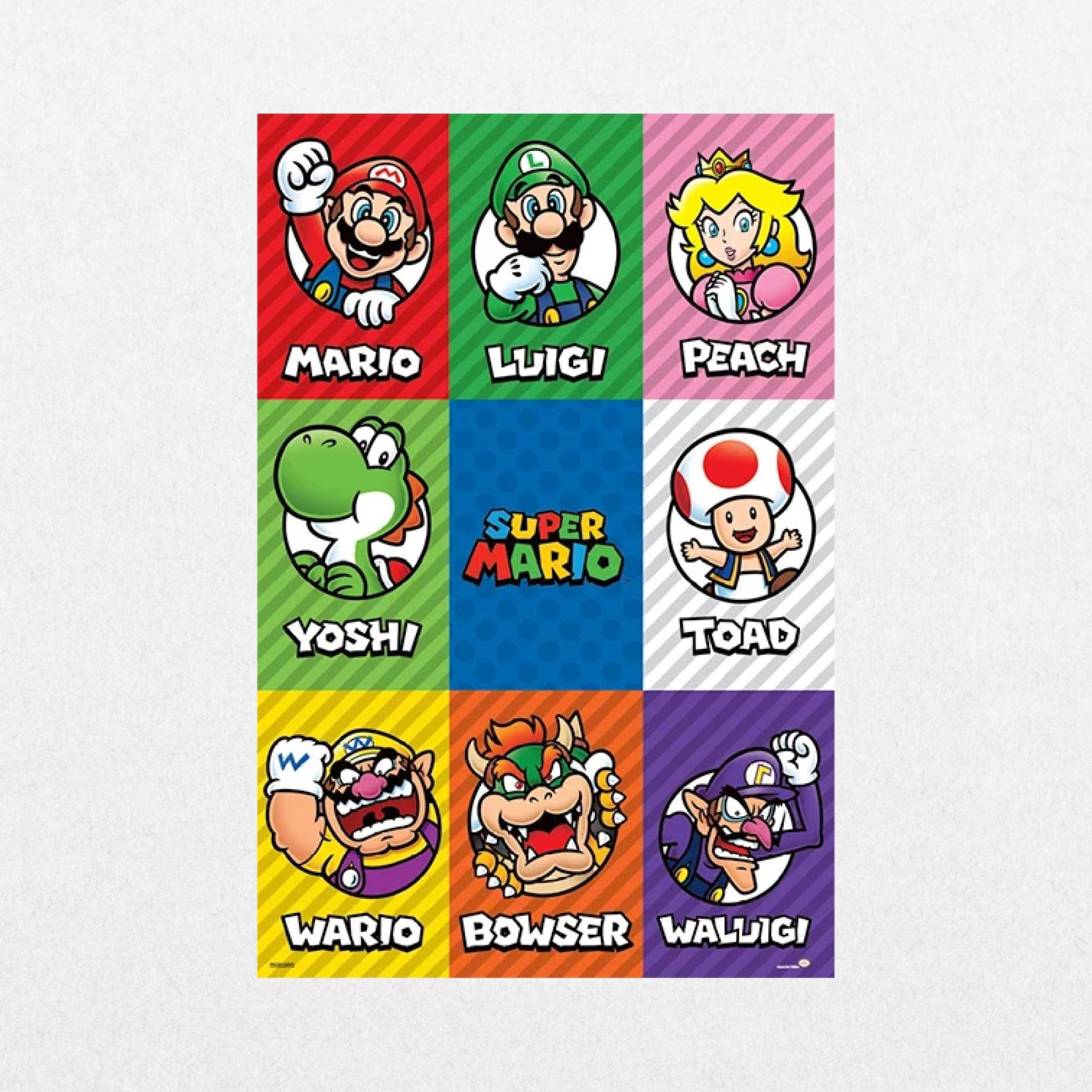Nintendo Super Mario - Character Grid - El Cartel
