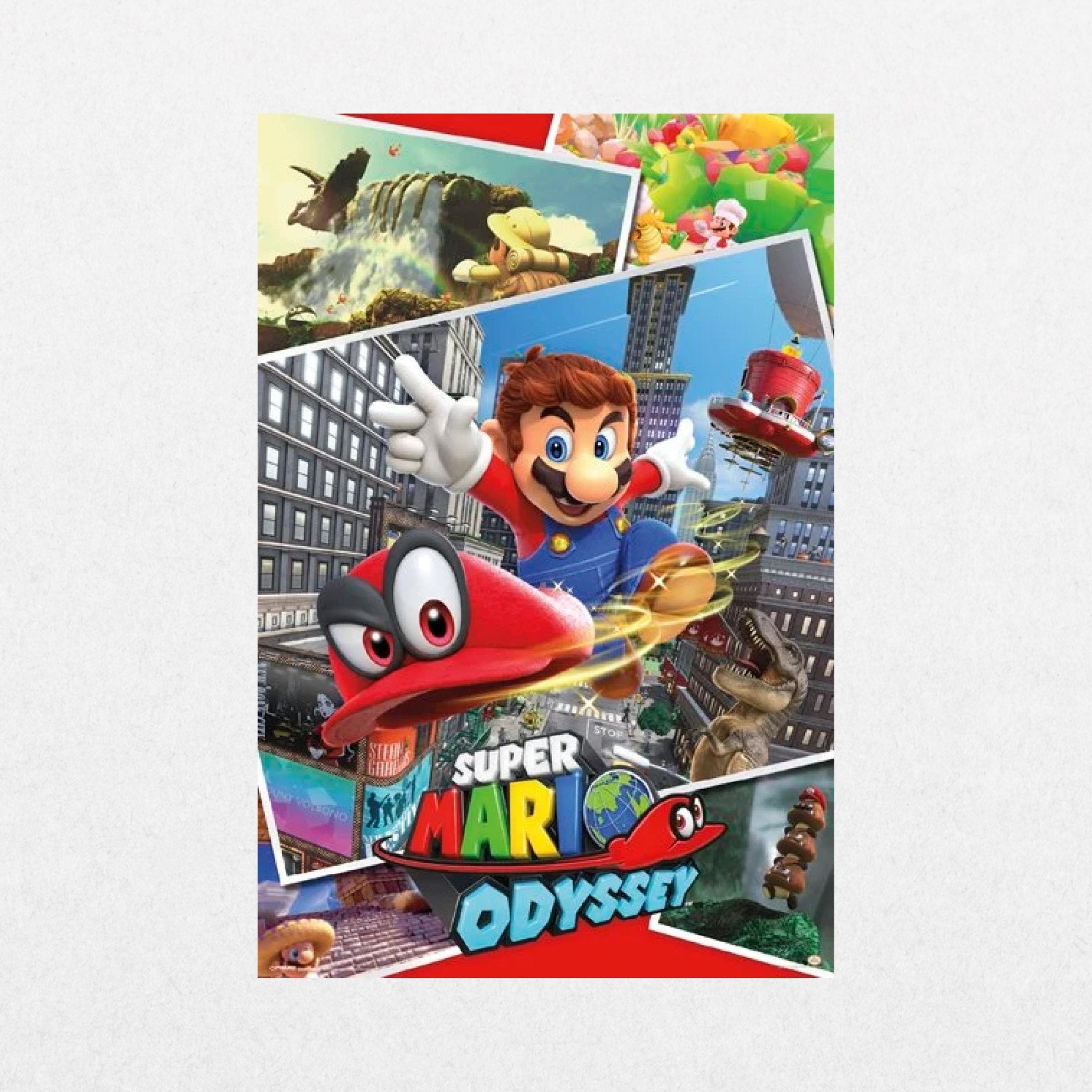 Nintendo Super Mario - Odyssey Collage - El Cartel
