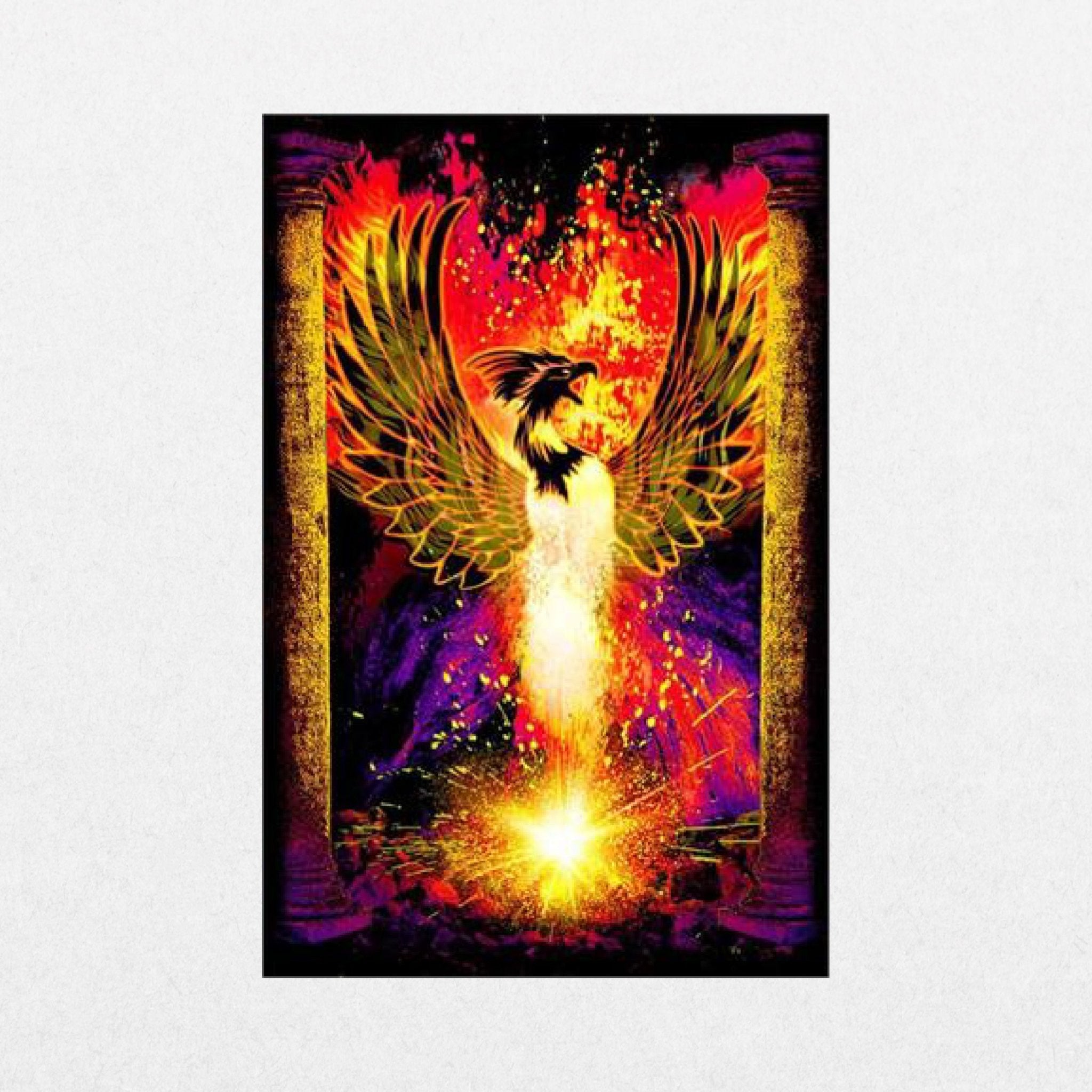 Phoenix Rebirth - Non Flocked Blacklight - El Cartel