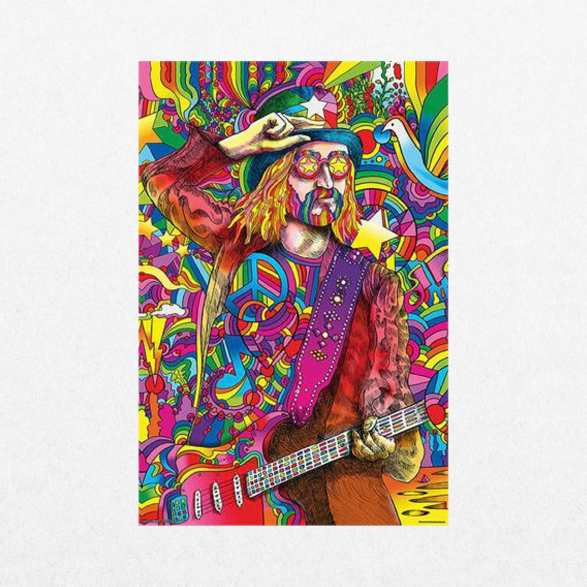 Hippie Guitar Player - Vibes - El Cartel