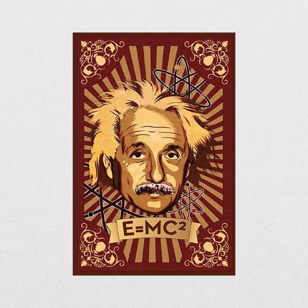 Albert Einstein - Mural Emc2 - el cartel