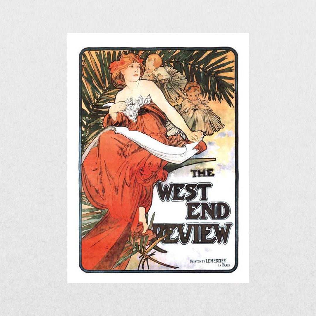 Alphonse Mucha - The West End Review - el cartel