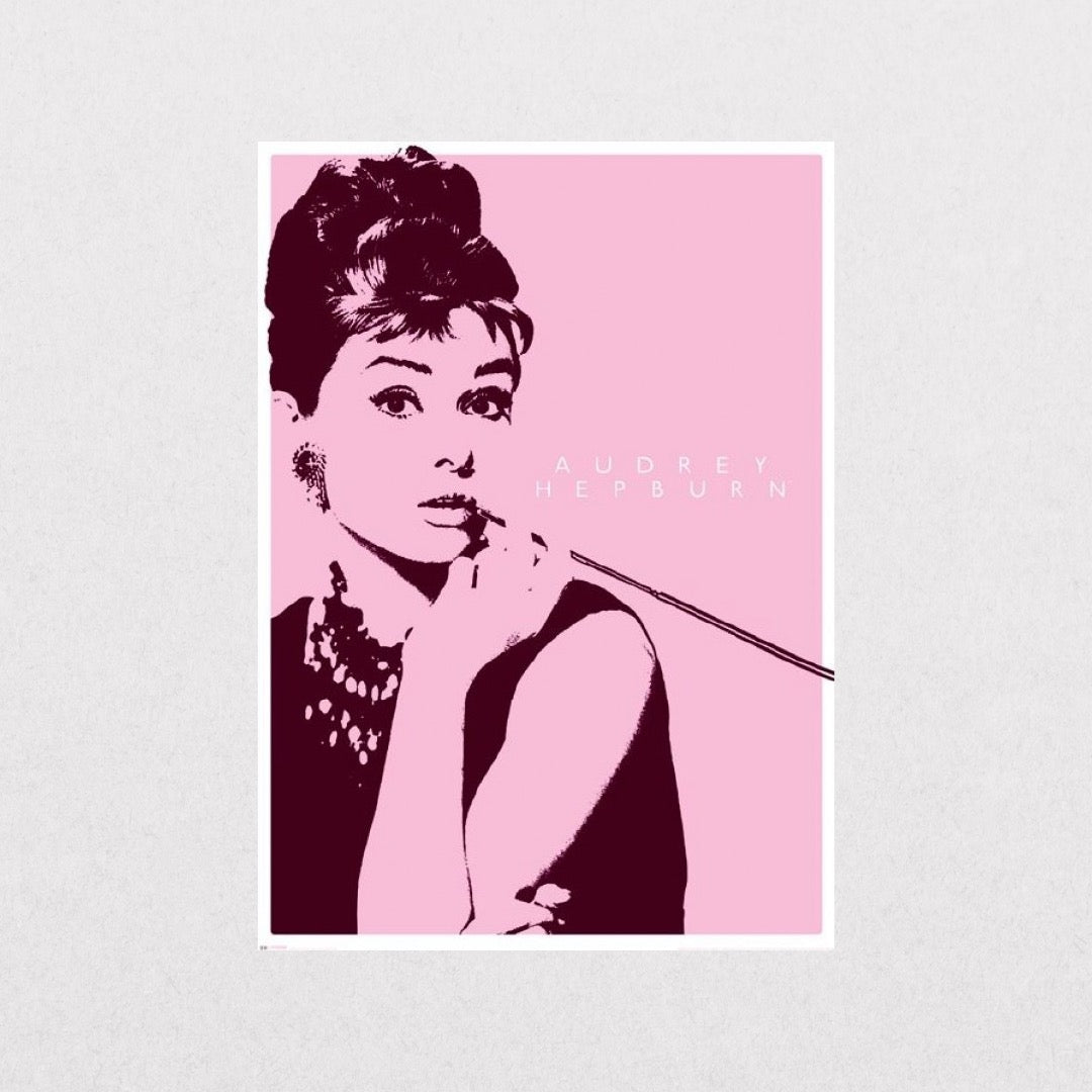 Audrey Hepburn - Breakfast At Tiffanys Pink