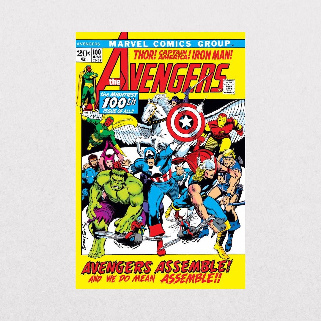 Avengers - 100thIssue - el cartel