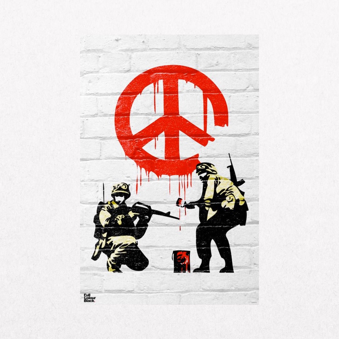 Banksy - Peace Soldiers - el cartel
