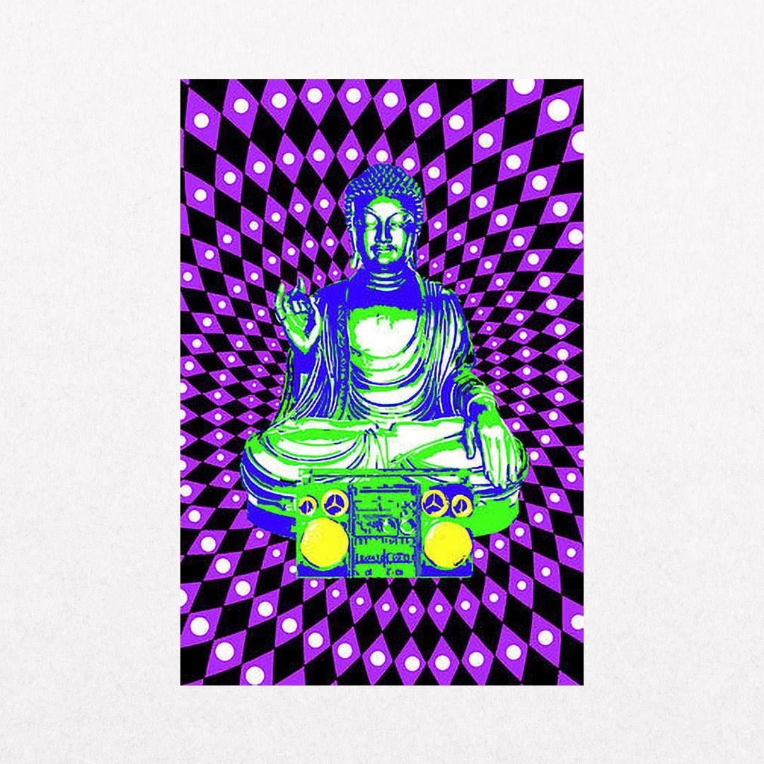 Buddha - BoomboxBlacklight - el cartel