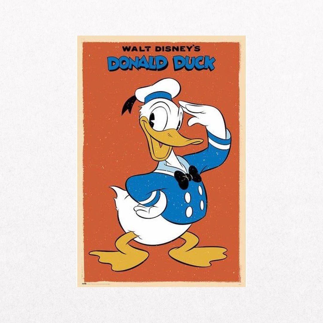 DonaldDuck - Retro - el cartel
