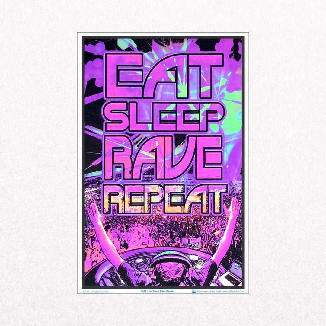 EatSleepRaveRepeat - Blacklight - el cartel