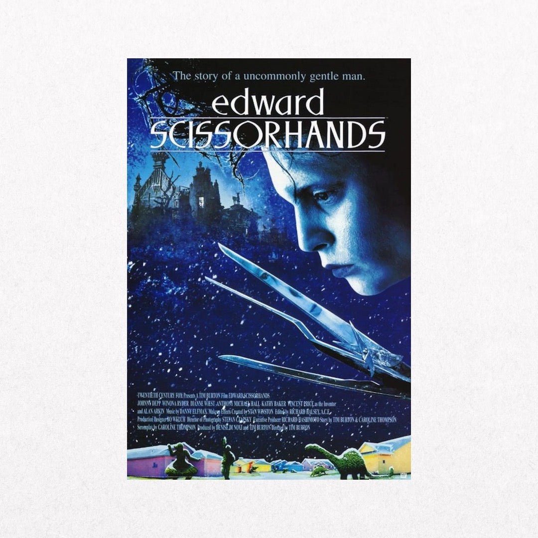 Edward Scissorhands - Tim Burton - el cartel
