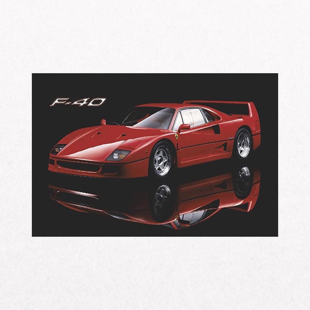 Ferrari - F40 - el cartel