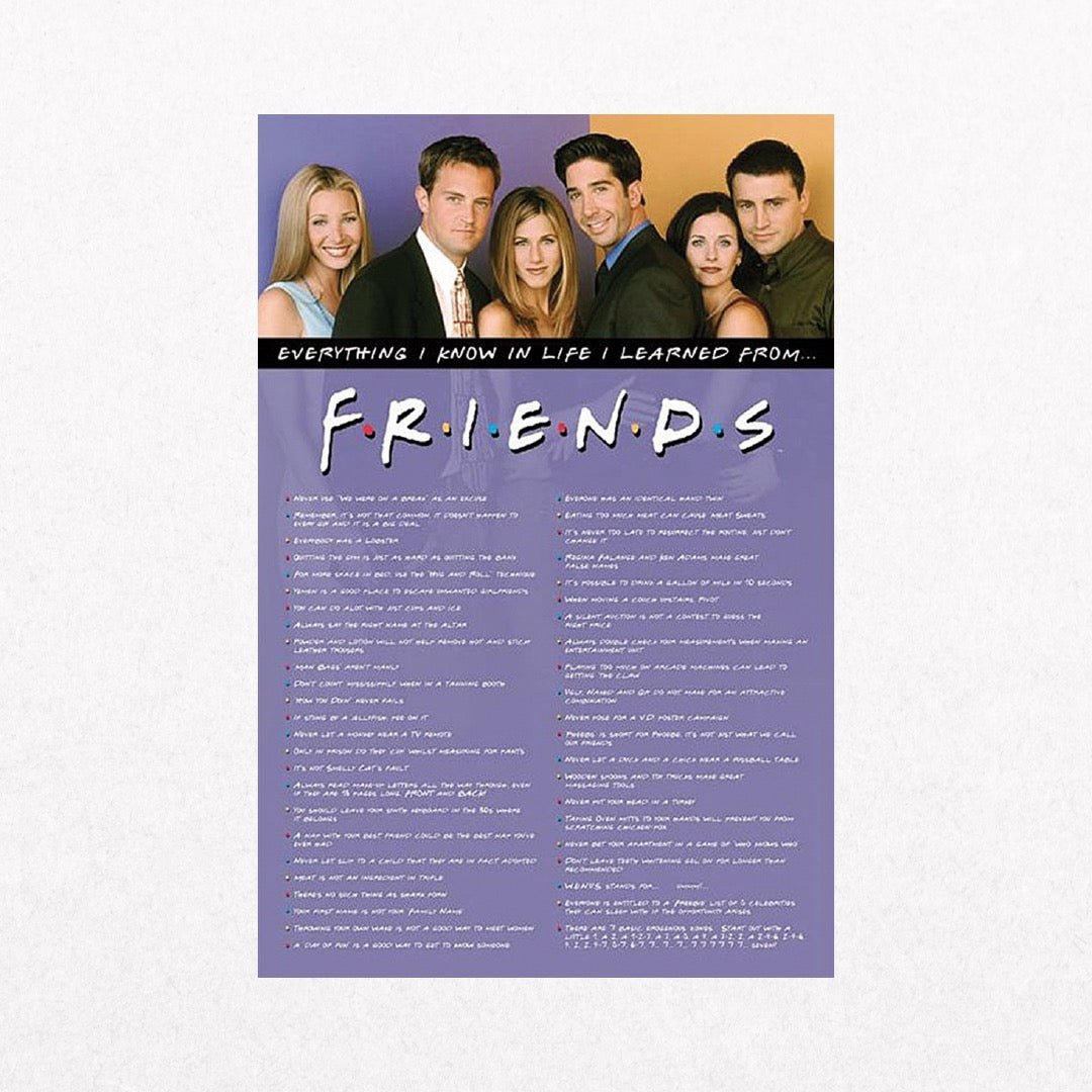 Friends - ThingsLearned2 - el cartel