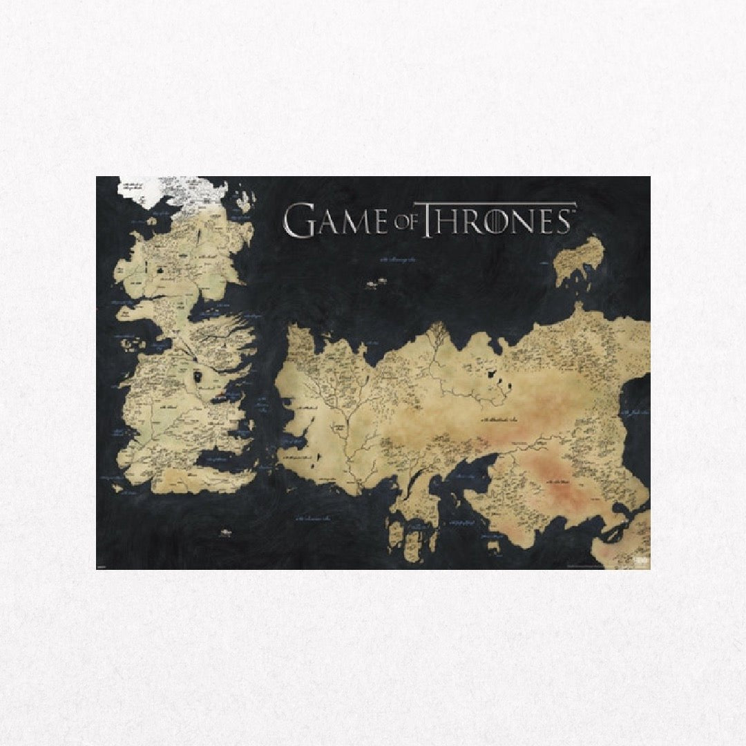 GameofThrones - WesterosMap - el cartel