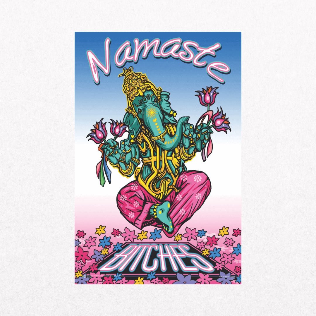 Ganesha - Namaste Bitches - el cartel