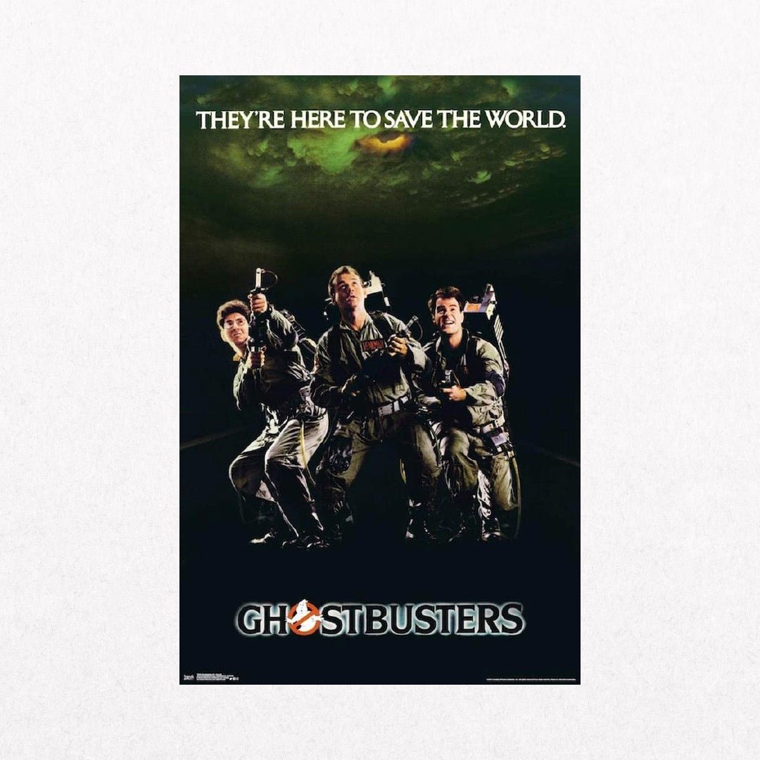 Ghostbusters - HeretoSavetheWorld - el cartel