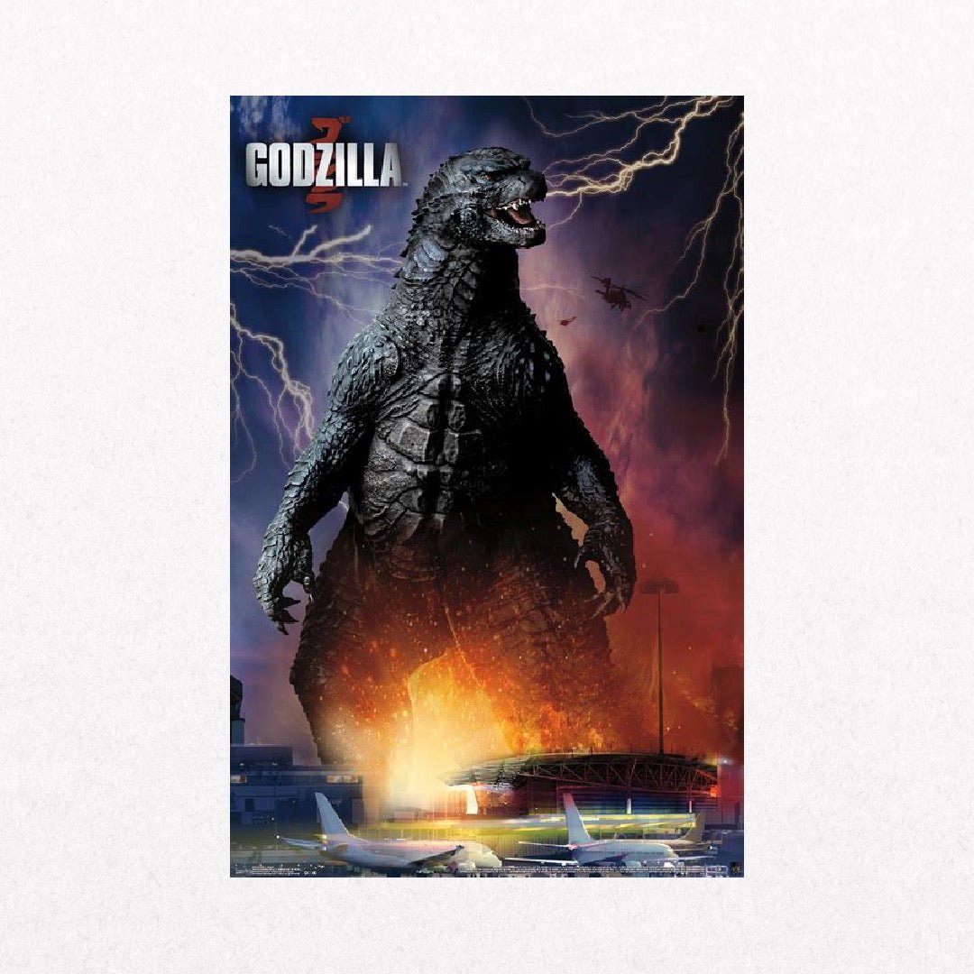 Godzilla - Airport - el cartel