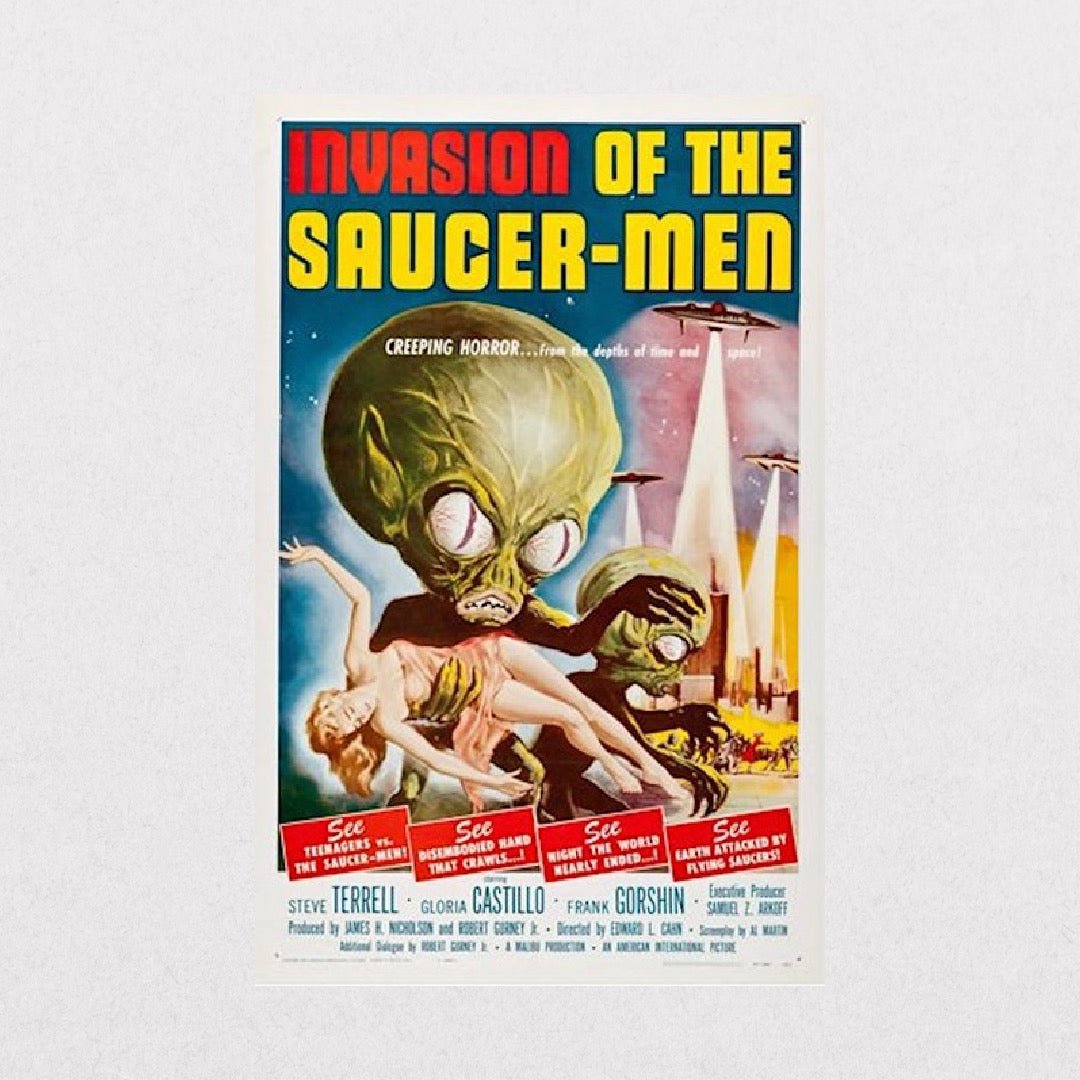 InvasionoftheSaucerMen - KeyArt1957 - el cartel