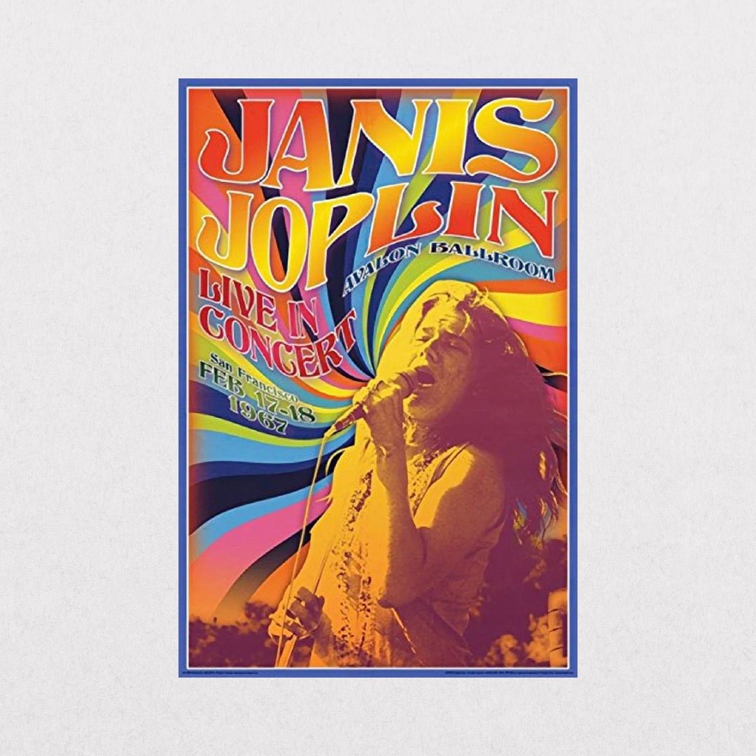 Janis Joplin - Live in Concert San Francisco 1967 - el cartel