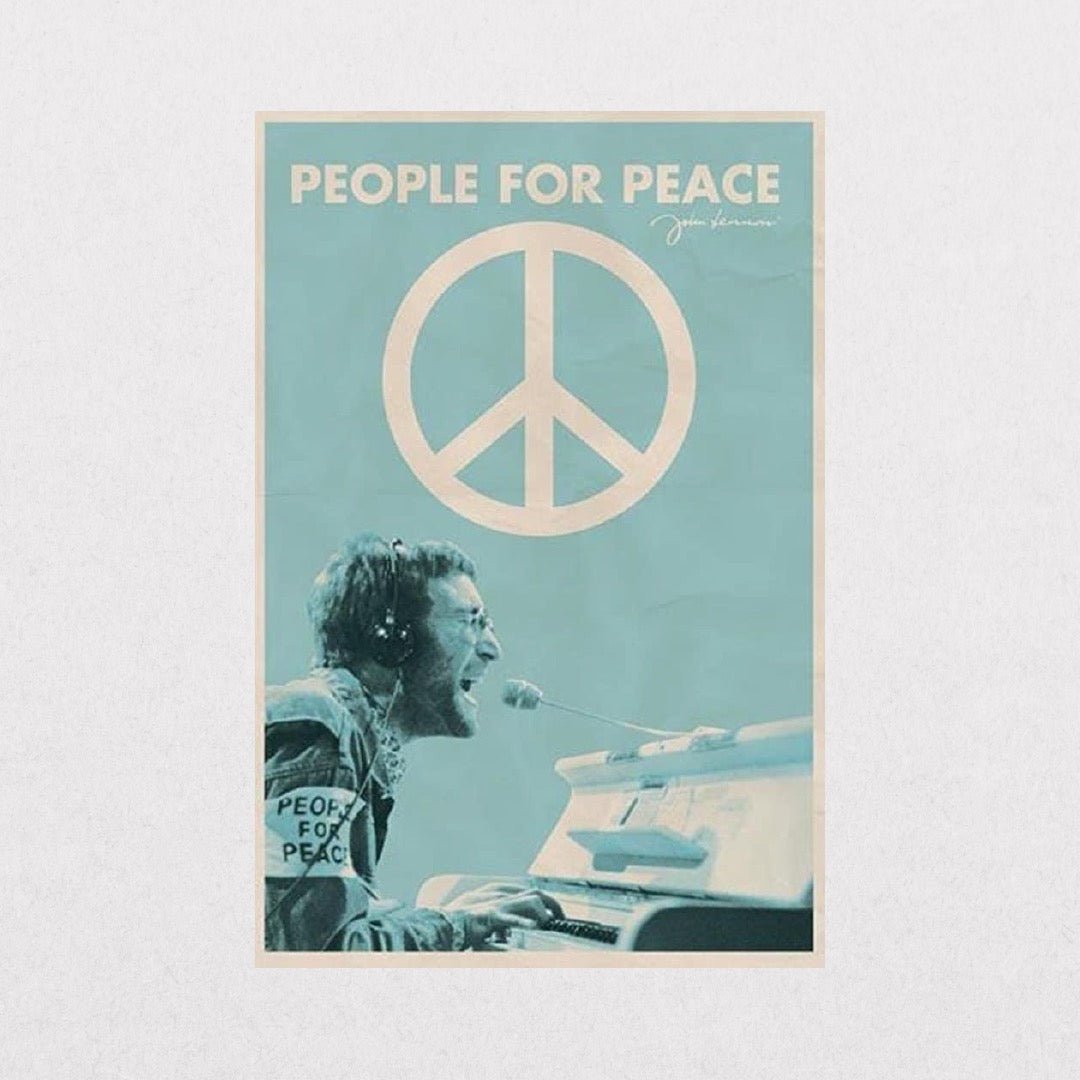 JohnLennon - PeopleforPeace - el cartel