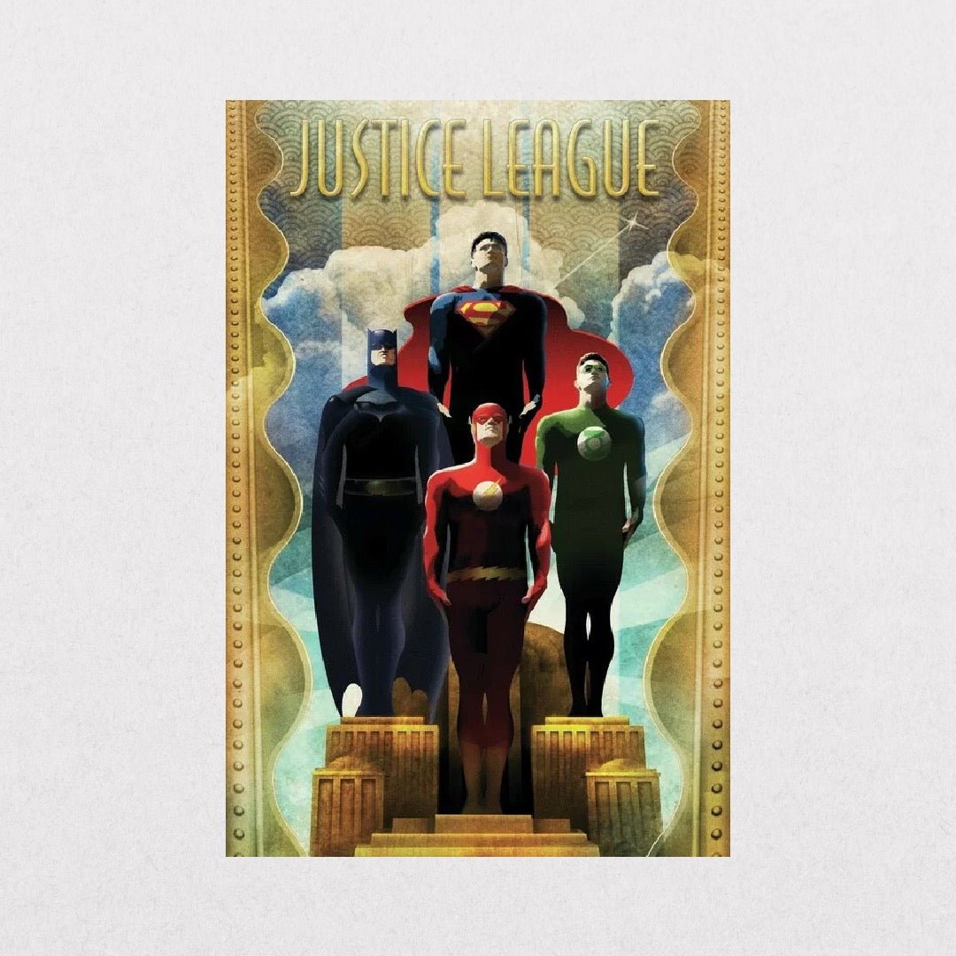 JusticeLeague - ArtDeco - el cartel