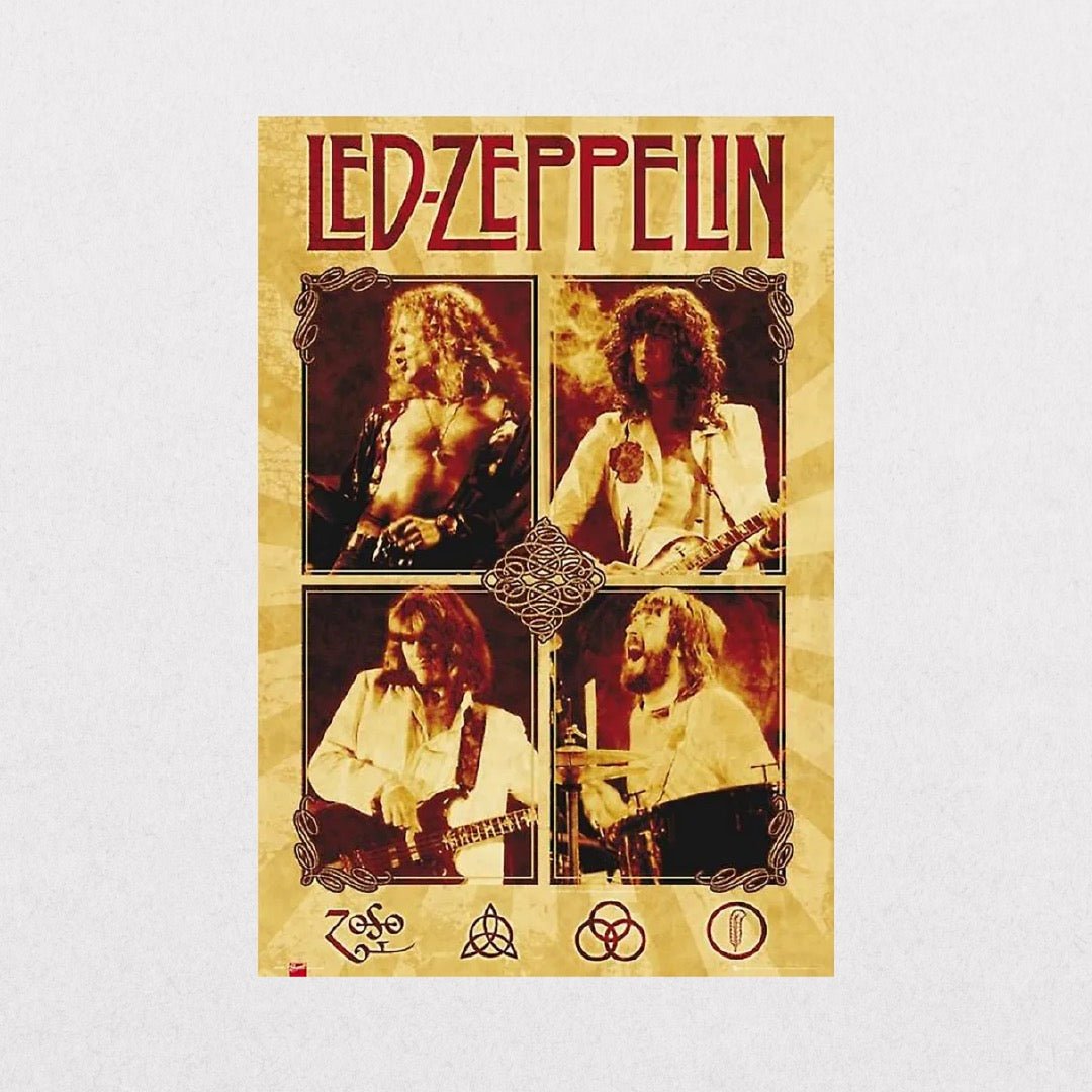 Led Zeppelin - Parchment - el cartel