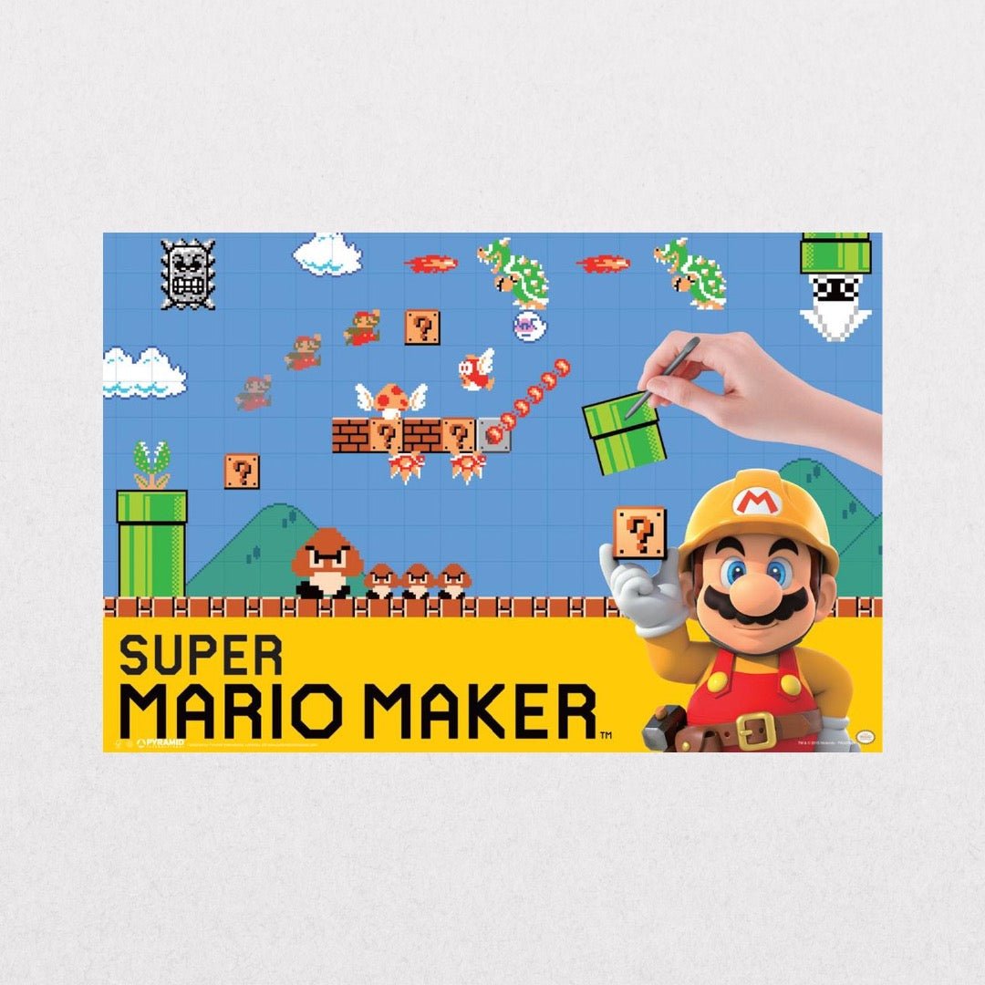 MarioBros - SuperMarioMaker - el cartel