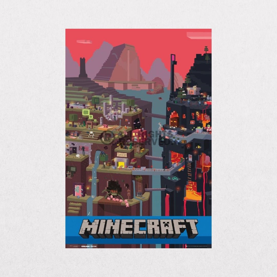 Minecraft - UndergroundWorld - el cartel