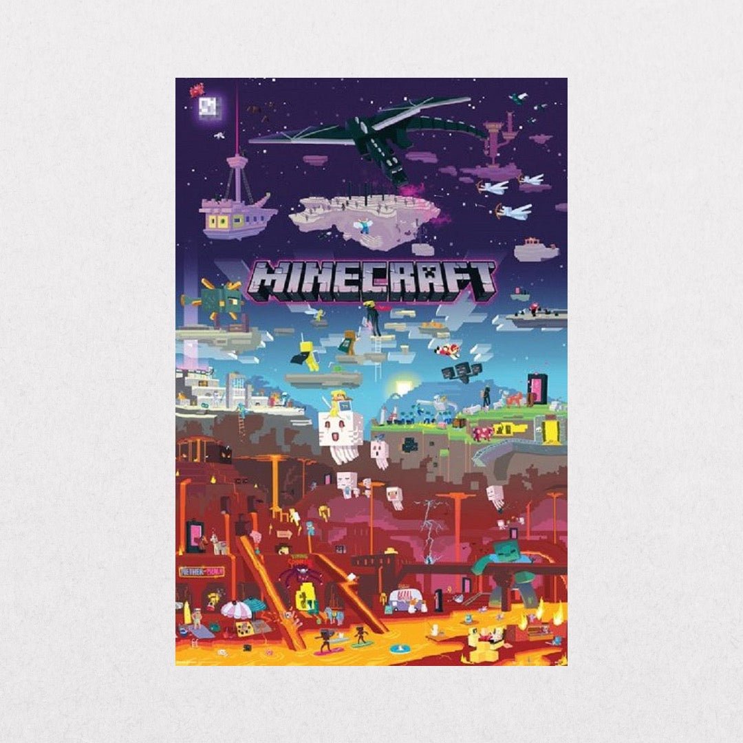Minecraft - WorldBeyond - el cartel