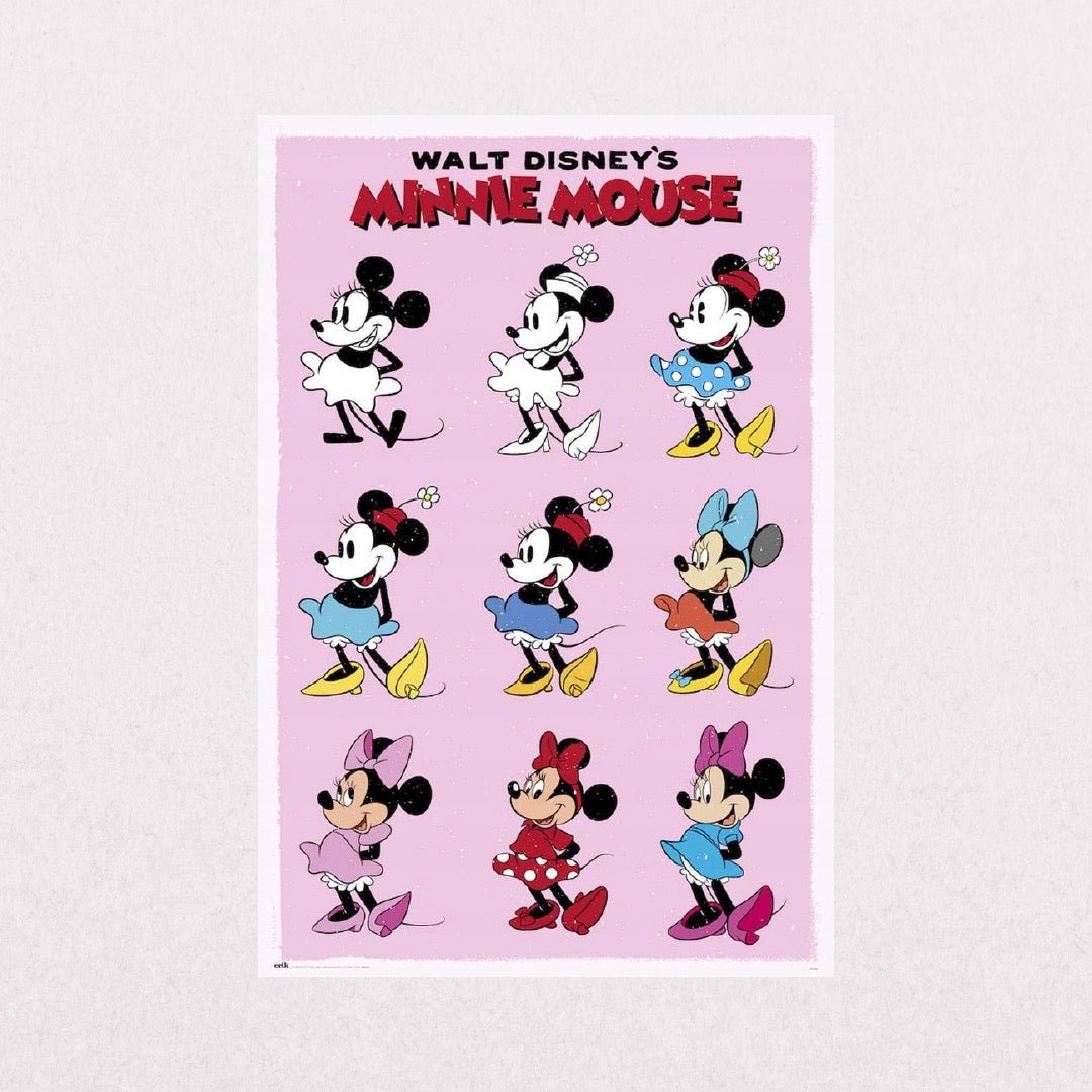 MinnieMouse - DrawingEvolutionMulticolor - el cartel
