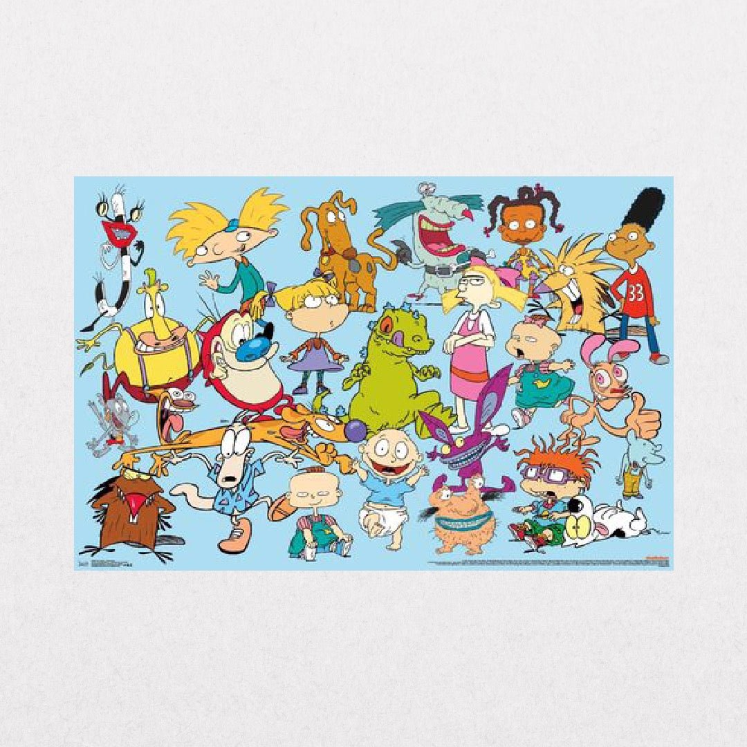 Nickelodeon - CharactersHorizontal - el cartel
