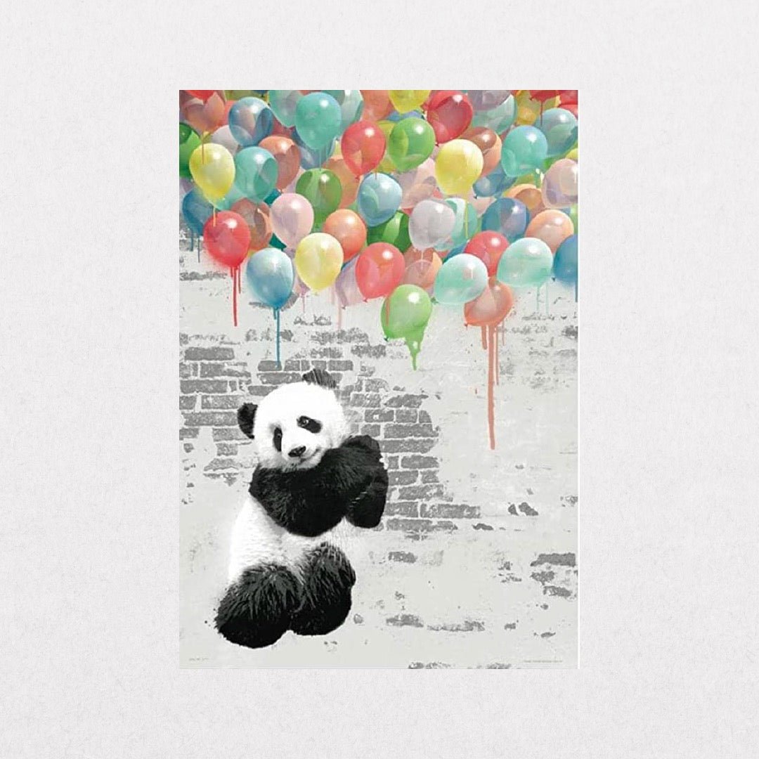 Panda - Balloons - el cartel
