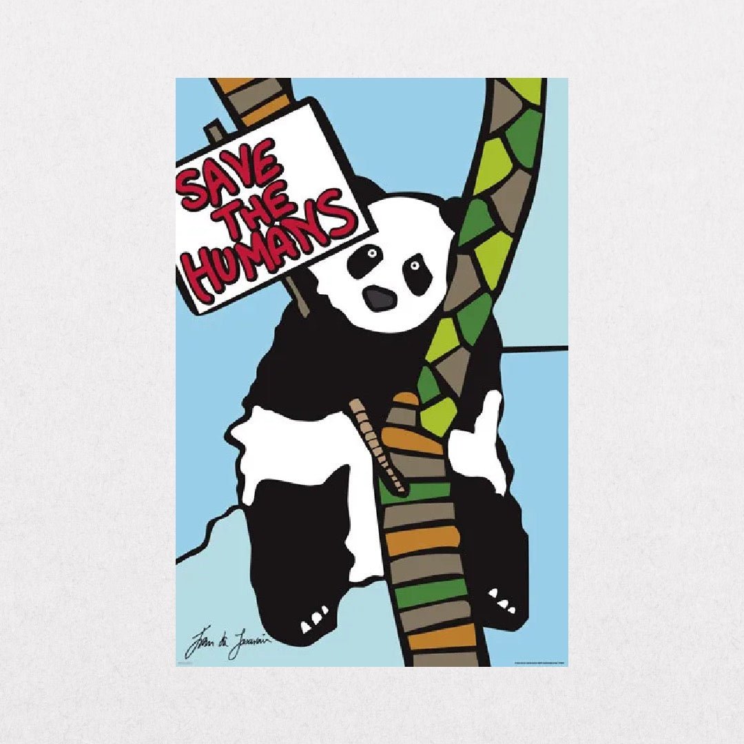 Panda - Save The Humans - el cartel
