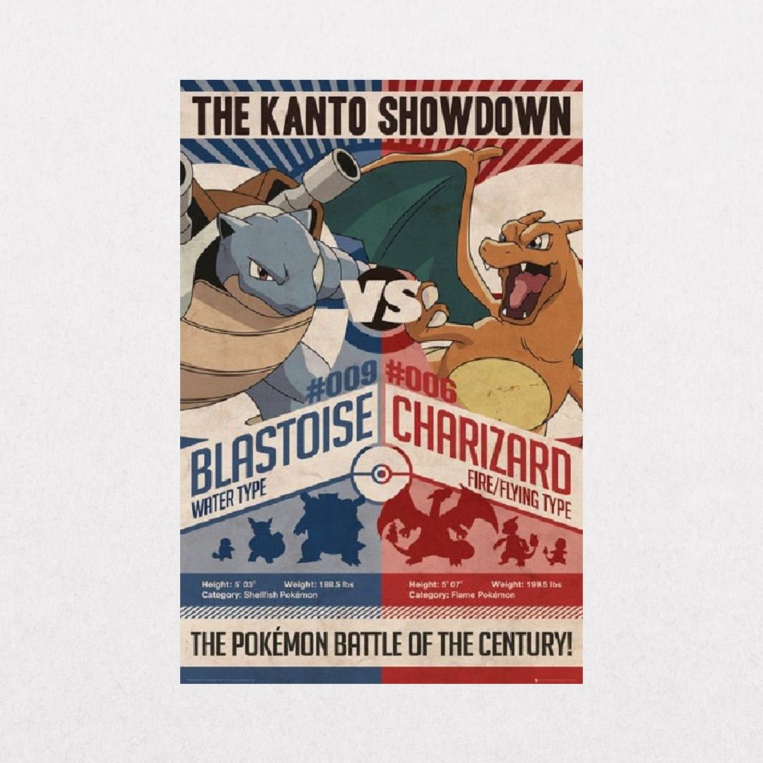 Pokemon - CharizardvsBlastoise - el cartel