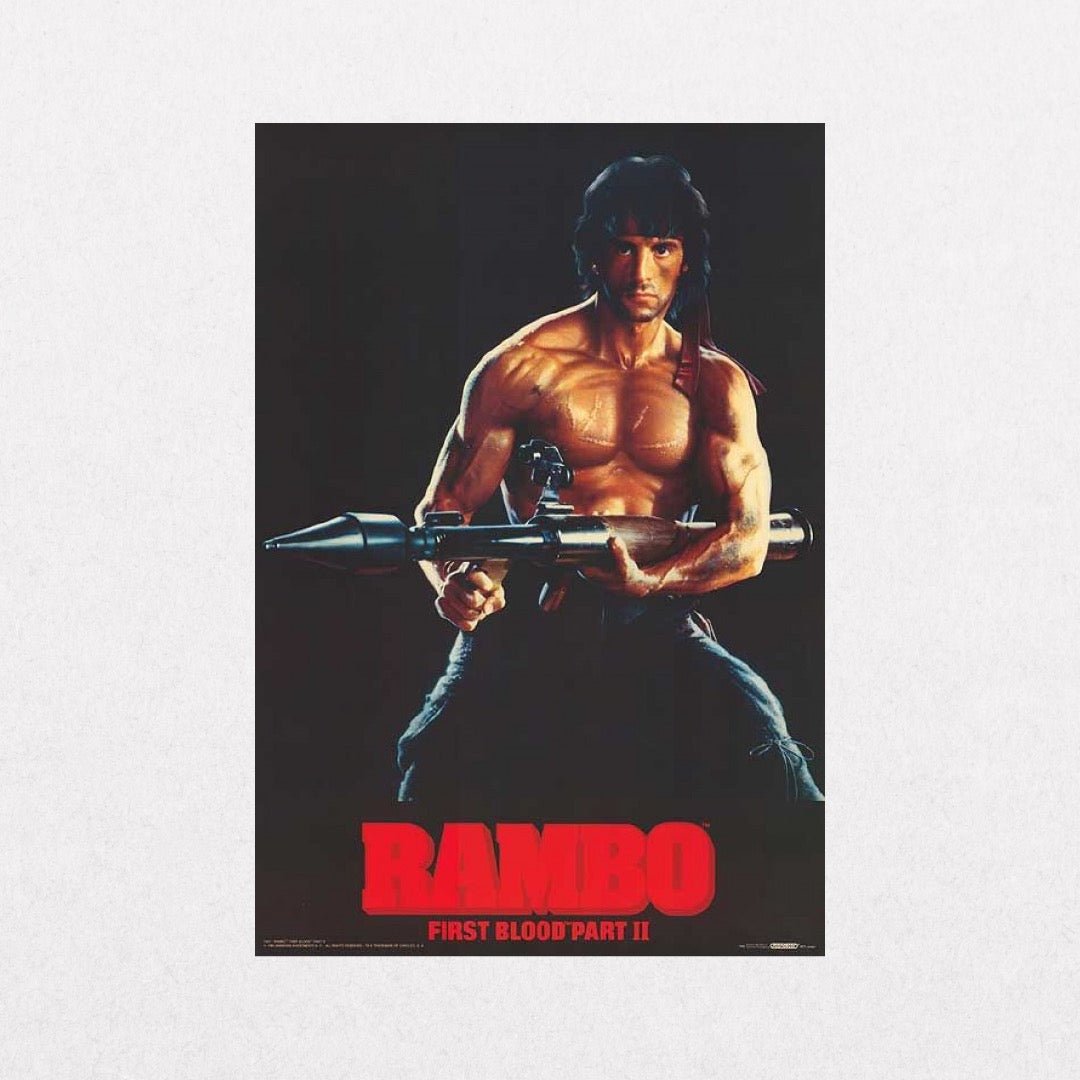 Rambo - FirstBloodII1985 - el cartel