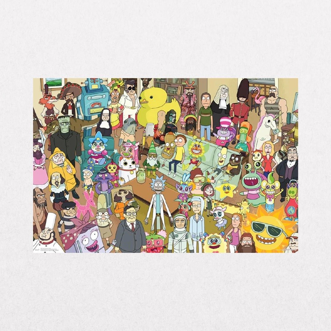 Rick and Morty - Group Cast - el cartel