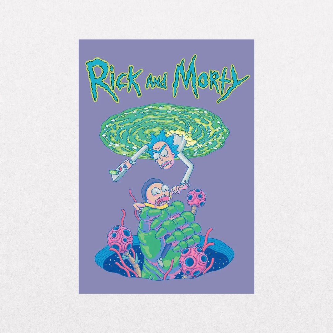 Rick and Morty - Portal Fall - el cartel