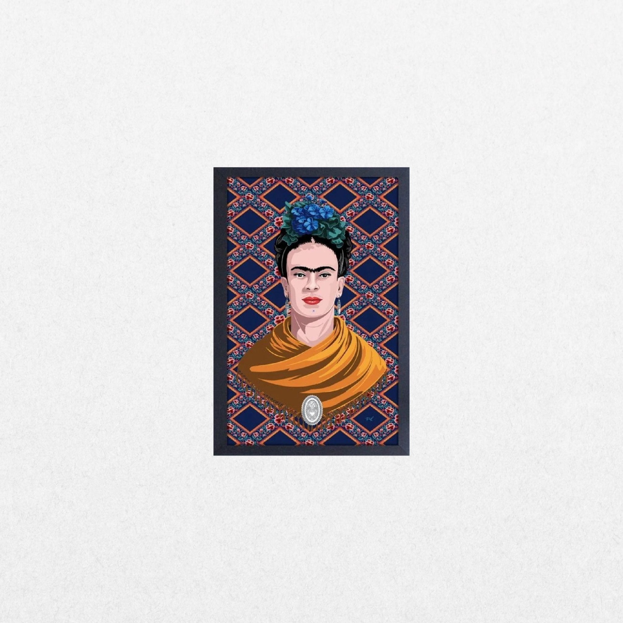 Frida Kahlo- Flower Lattice - El Cartel