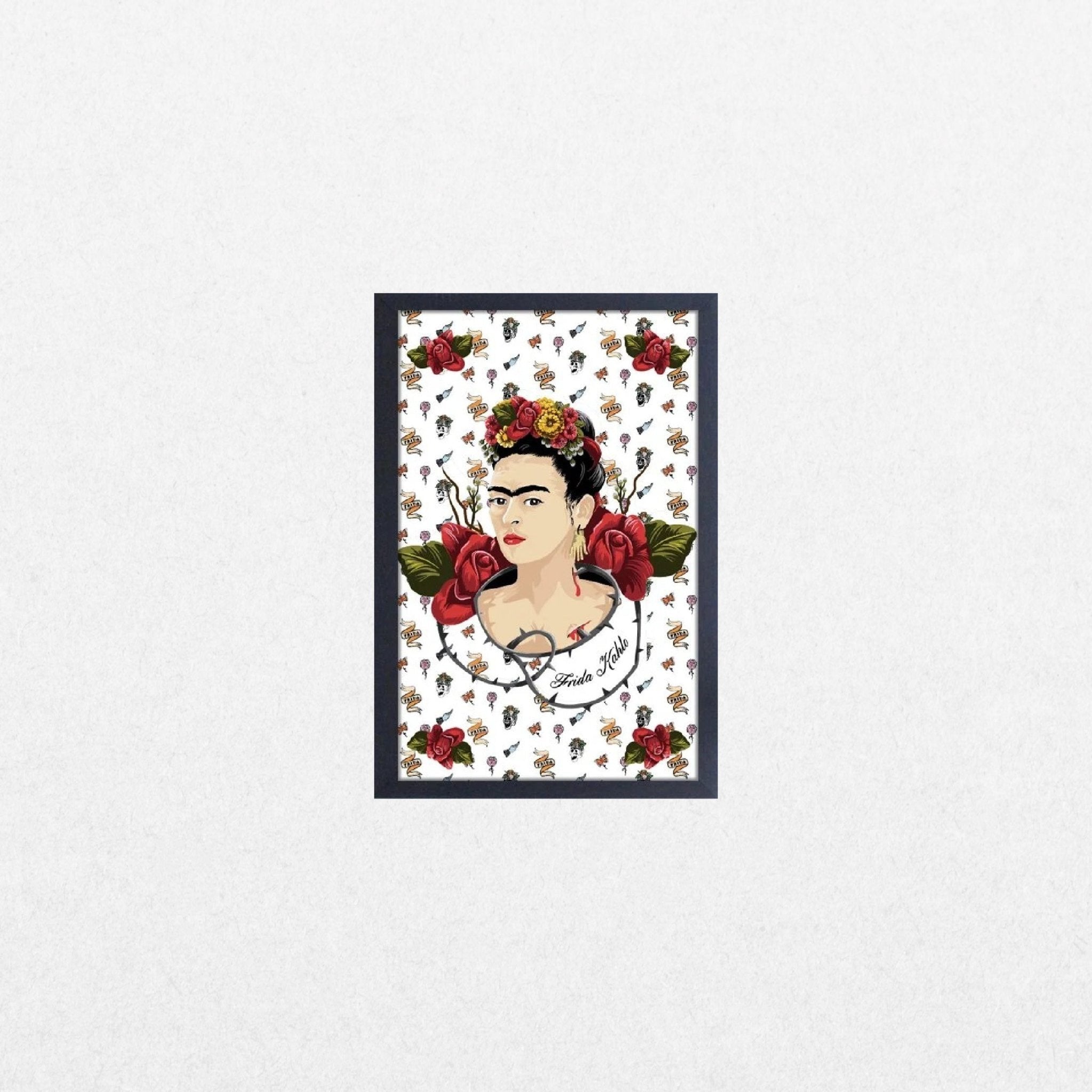 Frida Kahlo - Red and White - El Cartel