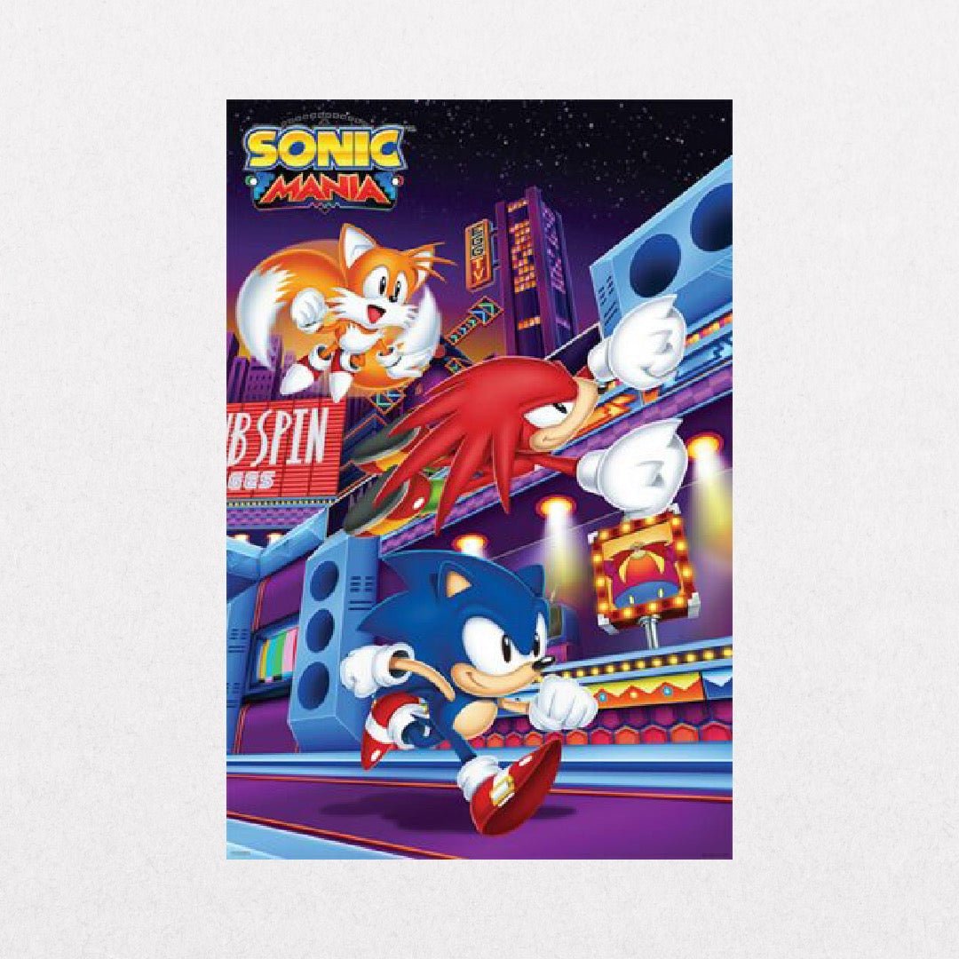 Sonic - Mania - el cartel