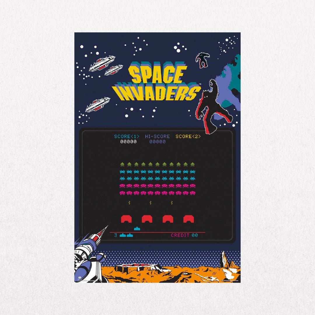 SpaceInvaders - Retro - el cartel