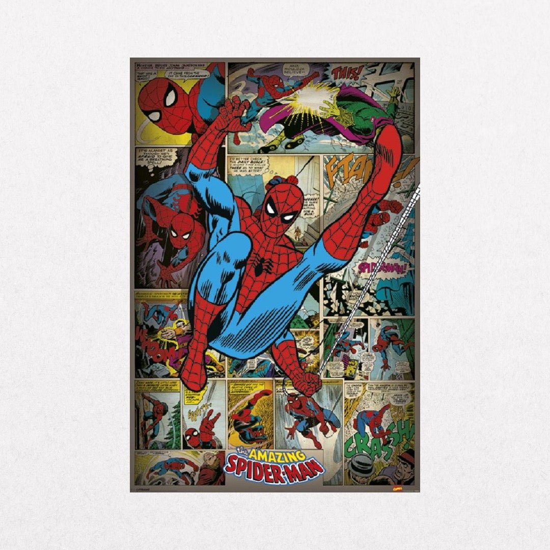 SpiderMan - Retro - el cartel