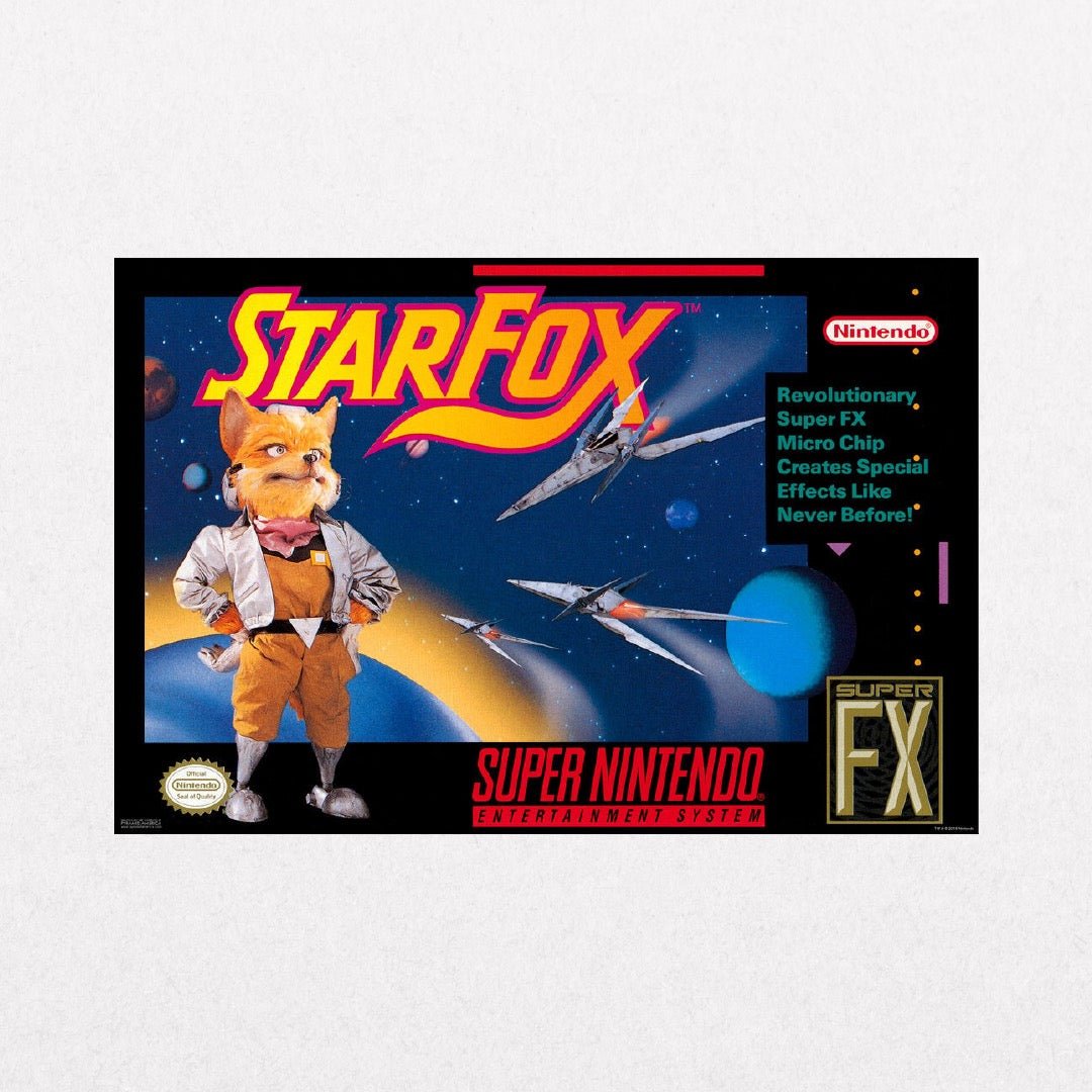 Starfox - SuperNintendo - el cartel